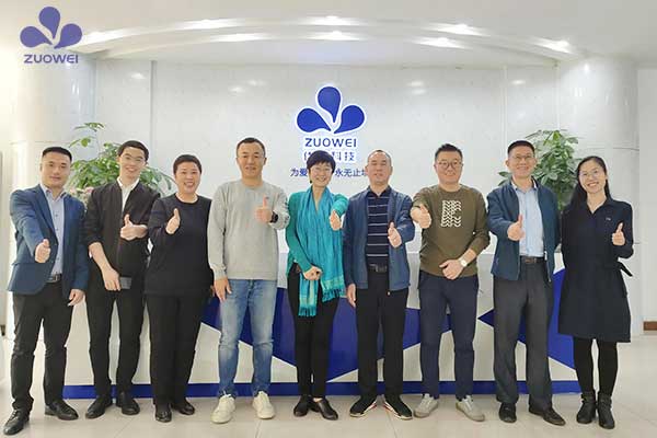 广州市荔湾区商务和投资促进局刘立峰局长一行莅临作为科技指导工作