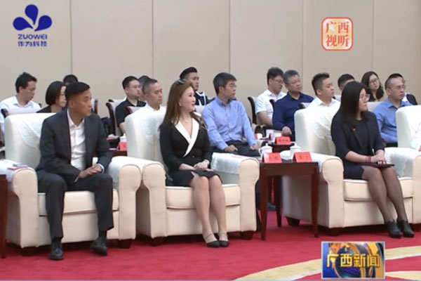广西党委书记陈刚会见作为科技等中战会人工智能企业代表团